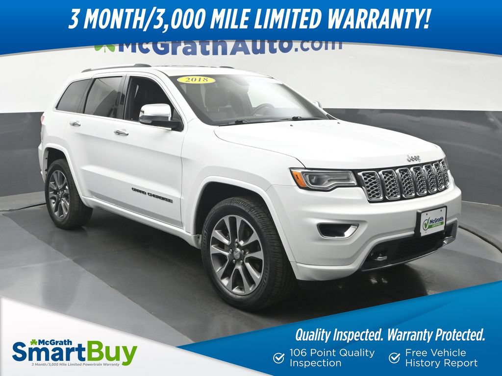 Used 2018 Jeep Grand Cherokee Overland AWD/4WD image 1