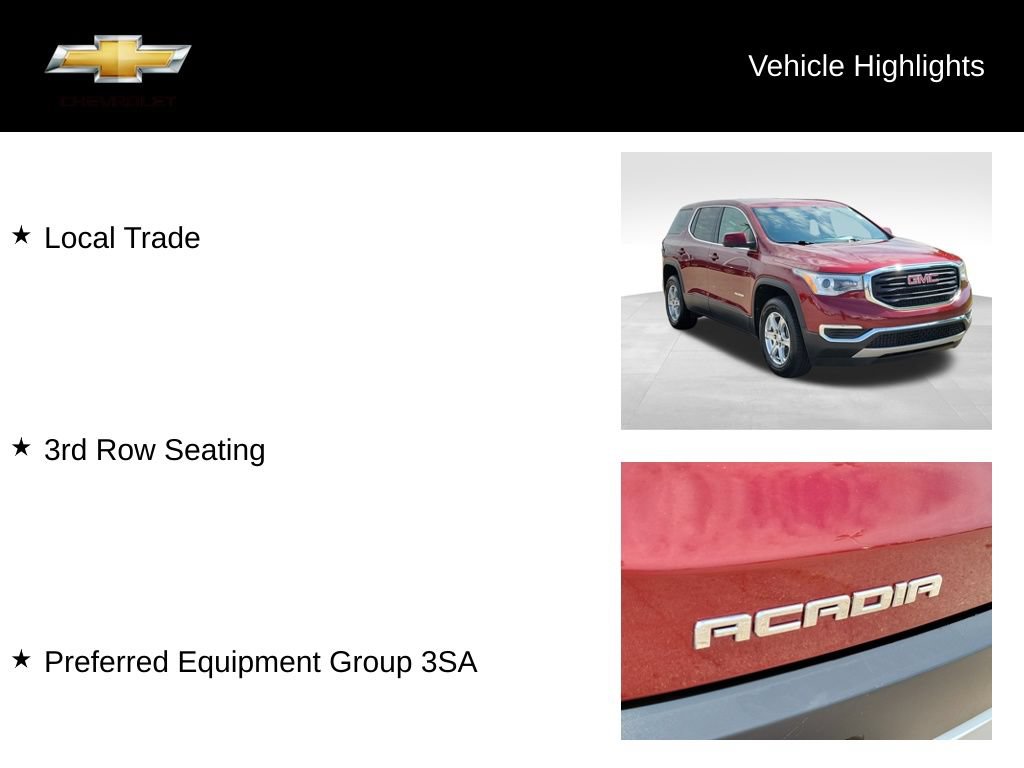 Used 2017 GMC Acadia SLE FWD image 18