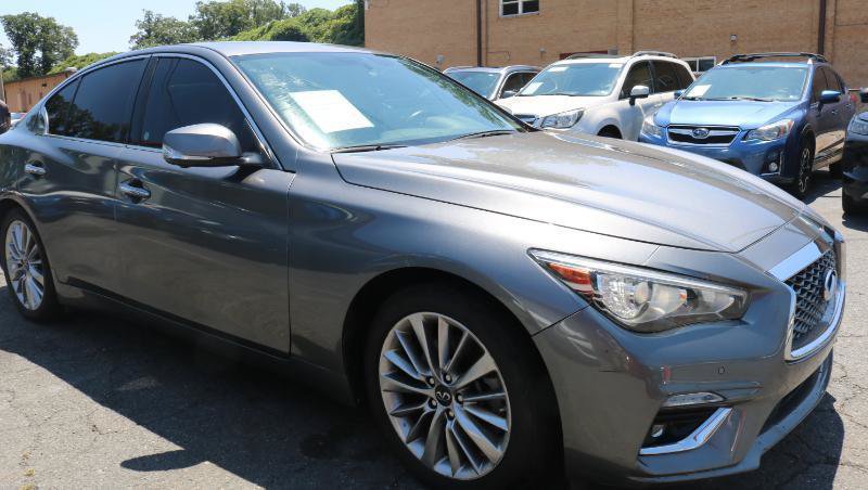 Used 2021 INFINITI Q50 Luxe RWD image 3