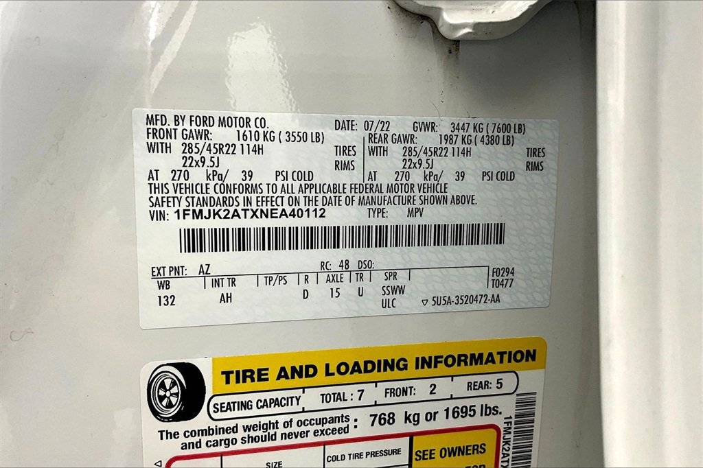 Used 2022 Ford Expedition Max Limited image 36