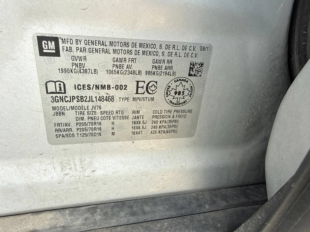 Used 2018 Chevrolet Trax LT AWD/4WD image 8