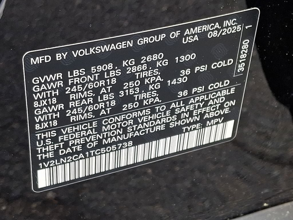 Used 2026 Volkswagen Atlas SE AWD/4WD image 27