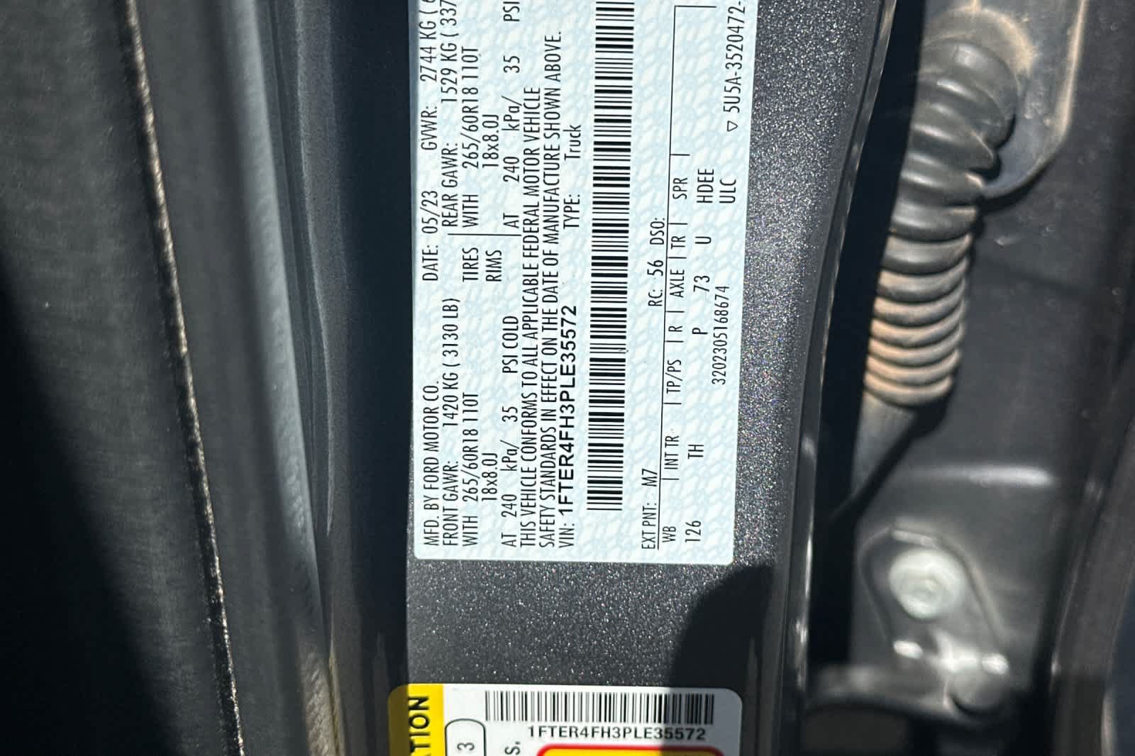 Certified 2023 Ford Ranger XLT w/ Equipment Group 302A High AWD/4WD image 27