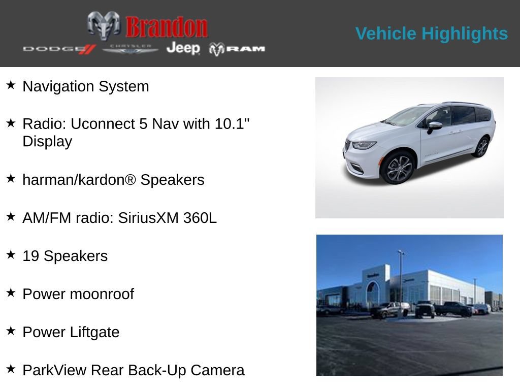 New 2026 Chrysler Pacifica Pinnacle AWD/4WD image 2