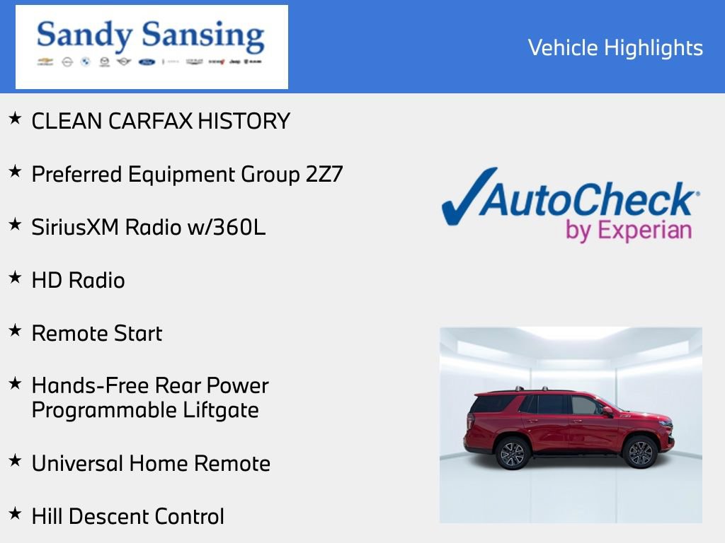 Used 2021 Chevrolet Tahoe Z71 AWD/4WD image 7