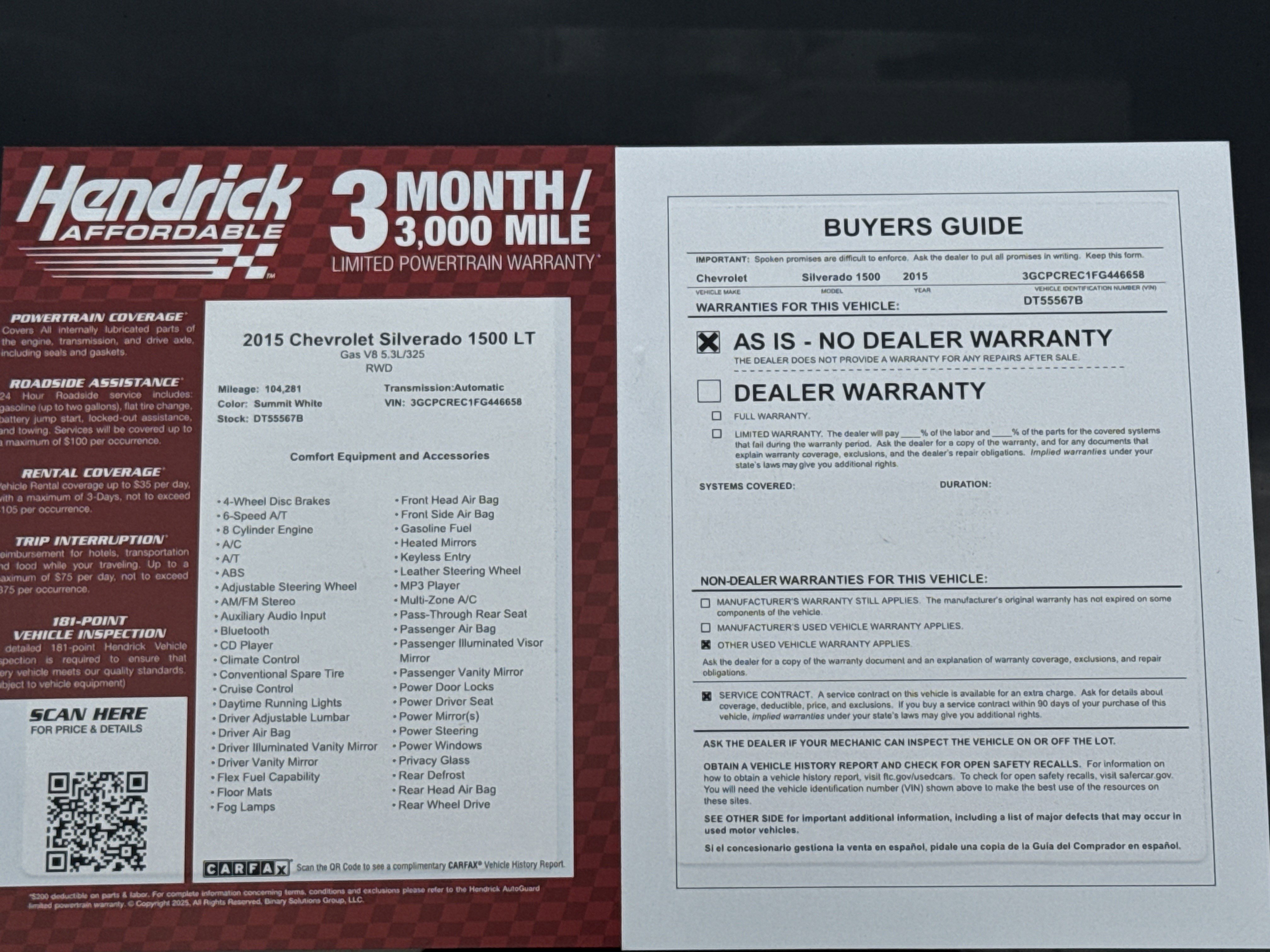 Used 2015 Chevrolet Silverado 1500 LT RWD image 32