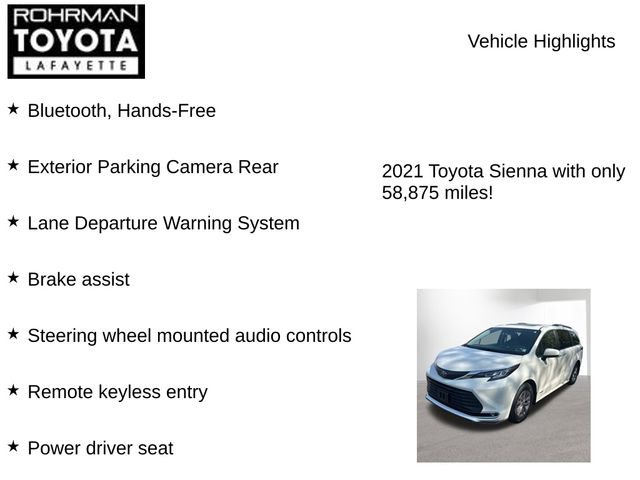 Used 2021 Toyota Sienna XLE FWD image 7