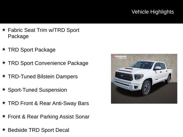 Used 2018 Toyota Tundra SR5 w/ TRD Sport Package AWD/4WD image 2