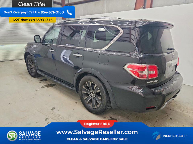 Used 2019 Nissan Armada Platinum w/ Captain's Chairs Package RWD image 3