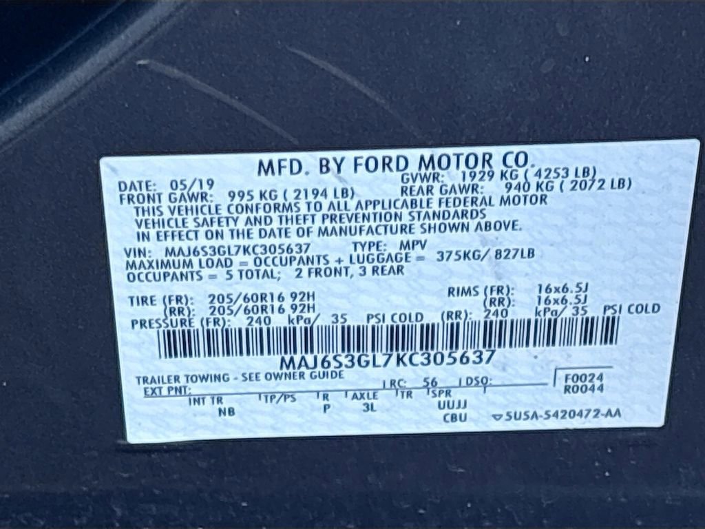 Used 2019 Ford EcoSport SE AWD/4WD image 31