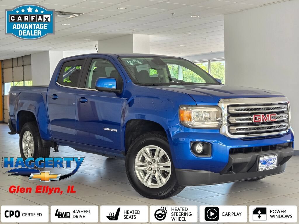 Certified 2020 GMC Canyon SLE w/ Driver Alert Package AWD/4WD image 1