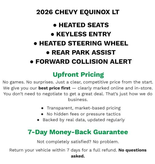 Used 2026 Chevrolet Equinox LT image 2