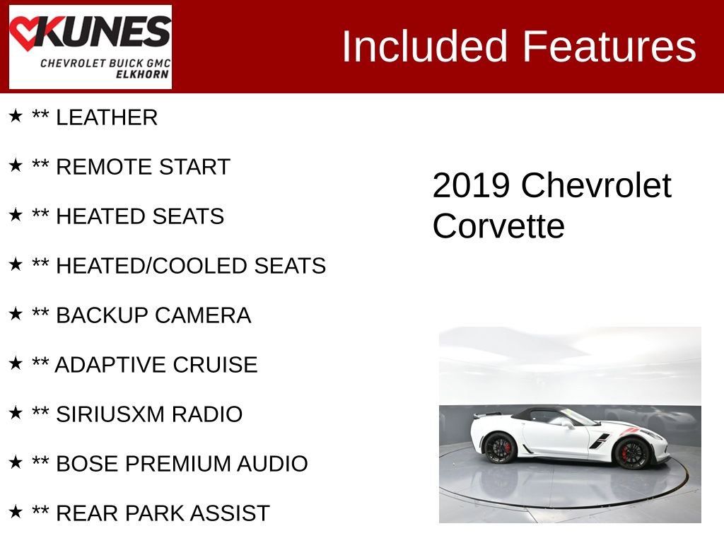Used 2019 Chevrolet Corvette Grand Sport image 2