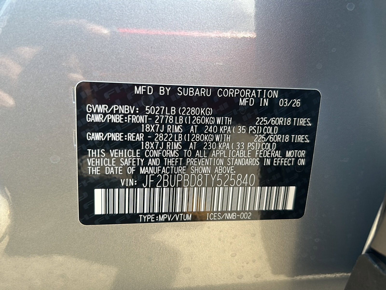 New 2026 Subaru Outback Premium w/ Premium/Limited Package AWD/4WD image 17