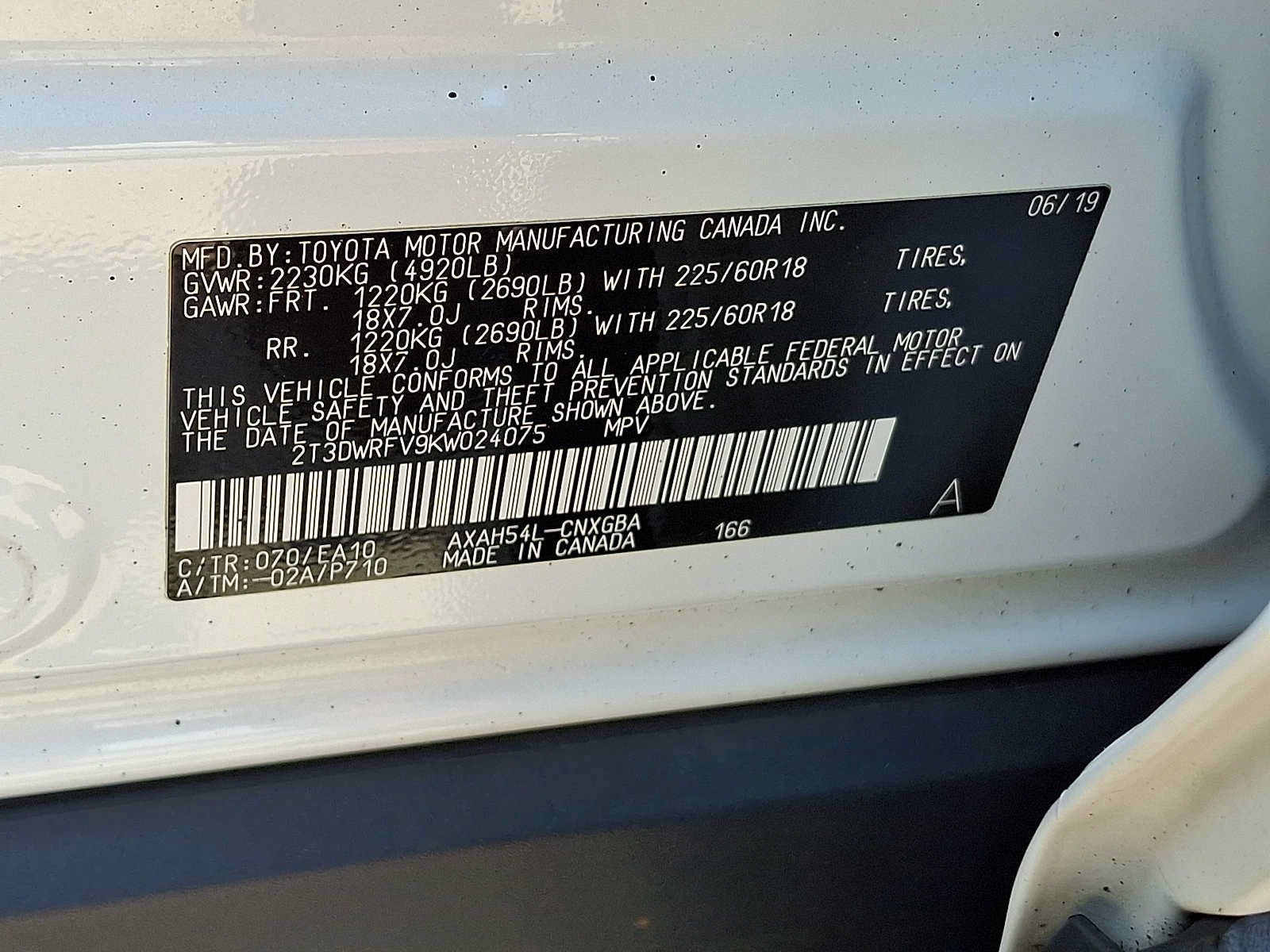 Used 2019 Toyota RAV4 Limited w/ Carpet Mat Package AWD/4WD image 25