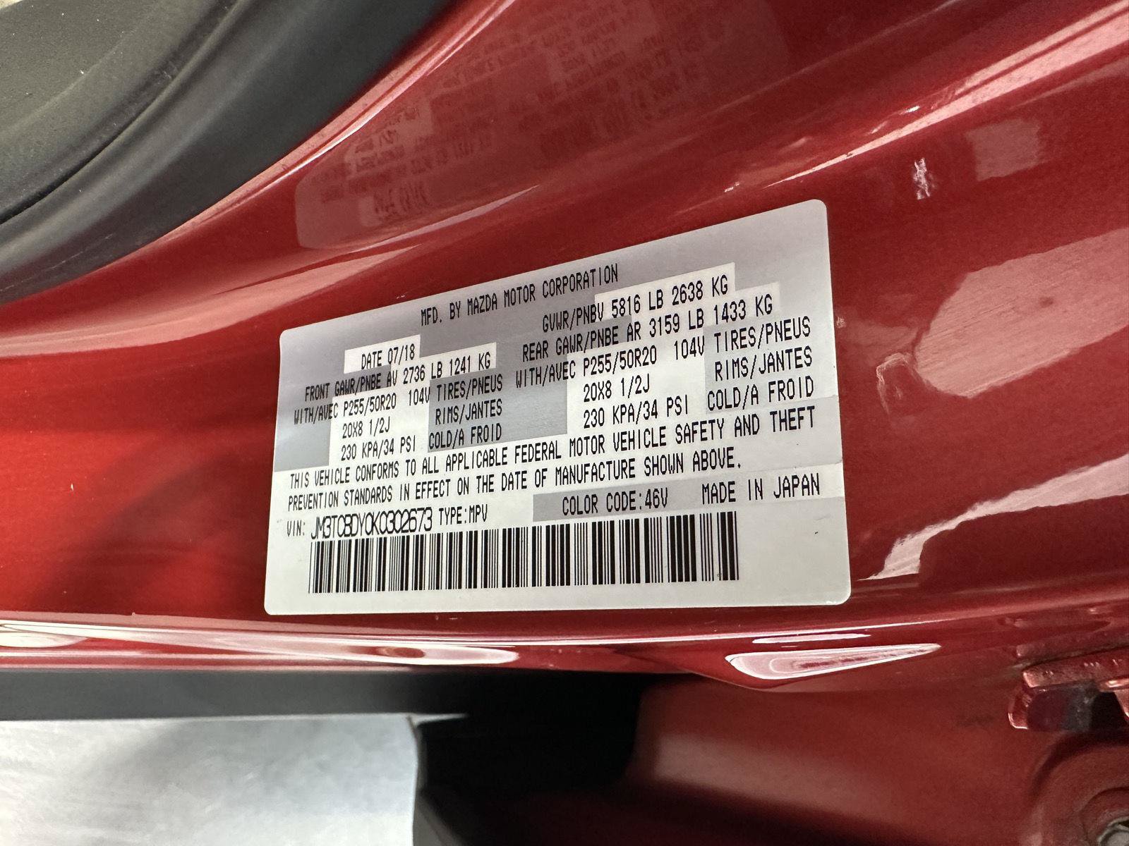 Used 2019 MAZDA CX-9 Grand Touring AWD/4WD image 13