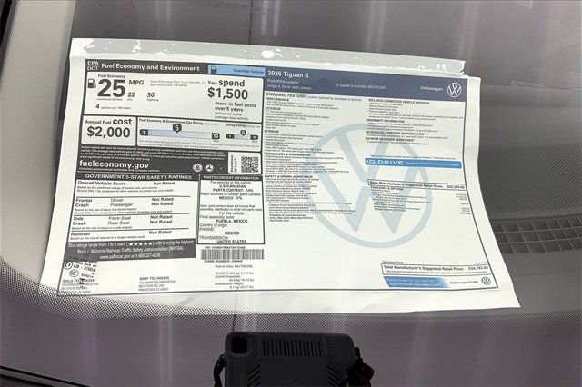 New 2026 Volkswagen Tiguan S image 15