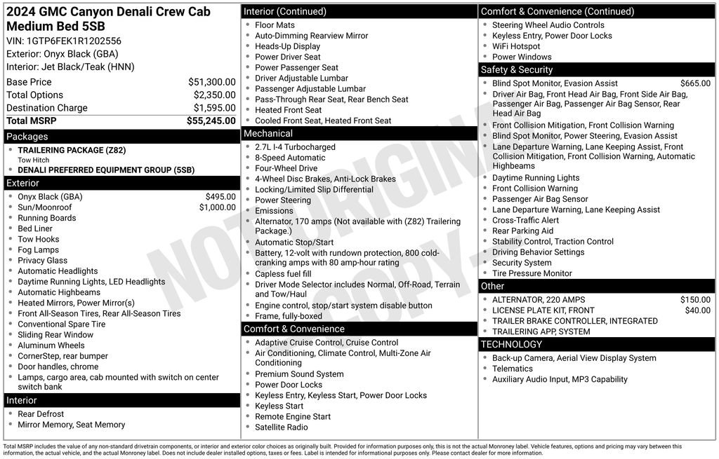 Used 2024 GMC Canyon Denali AWD/4WD image 5
