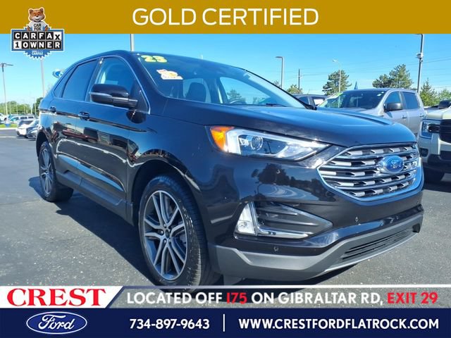 Certified 2023 Ford Edge Titanium w/ Class II Trailer Tow Package AWD/4WD video 1