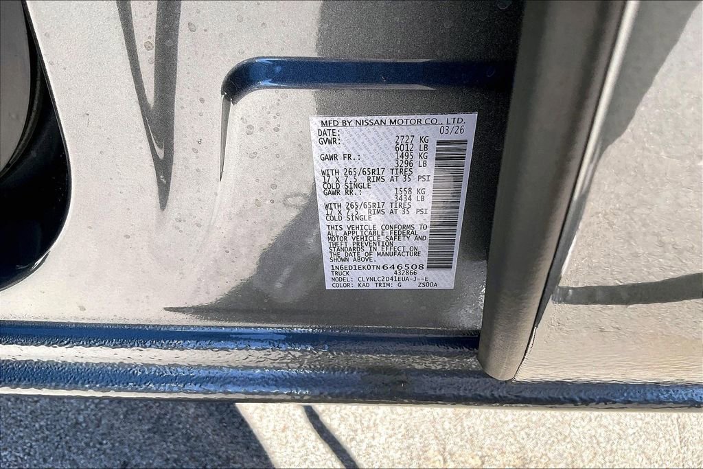 New 2026 Nissan Frontier SV w/ SV Convenience Package image 44