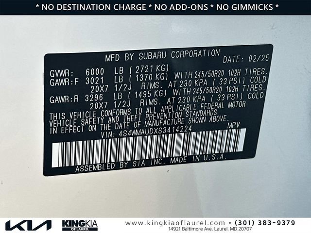 Used 2025 Subaru Ascent Touring image 31