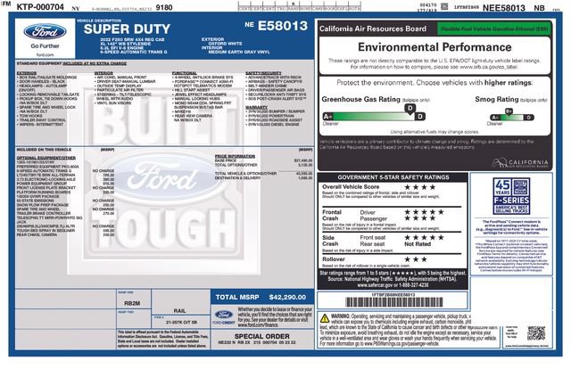 Used 2022 Ford F250 XL w/ Power Equipment Group AWD/4WD image 7