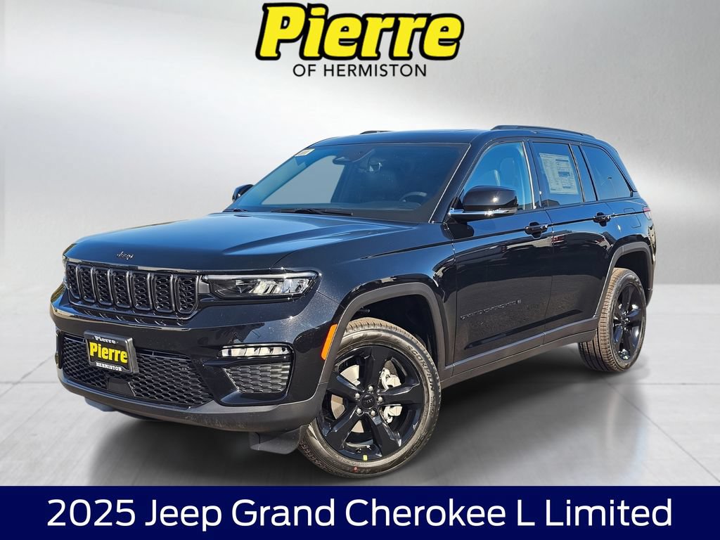 New 2025 Jeep Grand Cherokee L Limited w/ Black Appearance Package AWD/4WD 360° Tour