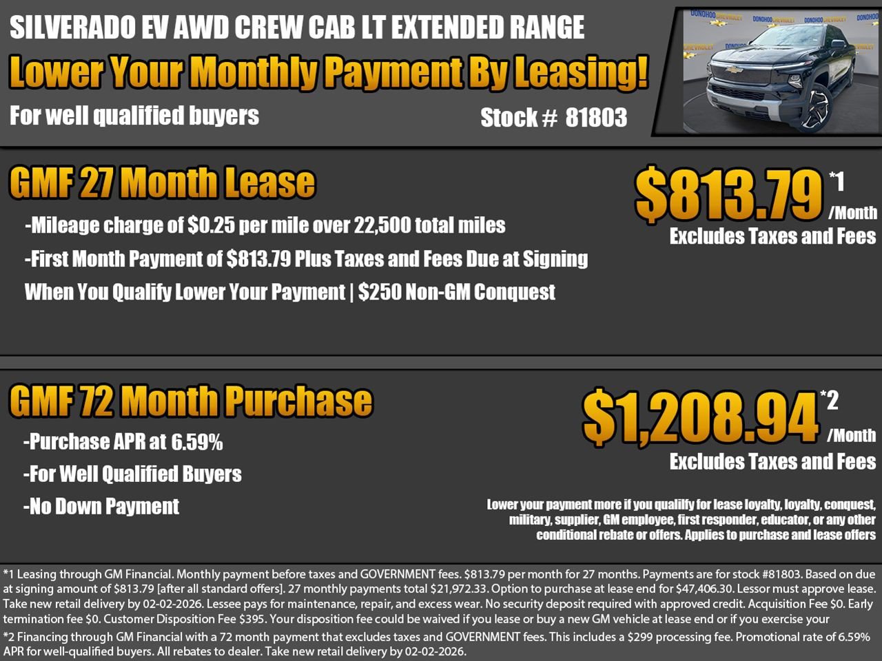 New 2026 Chevrolet Silverado EV LT w/ Premium Package image 2