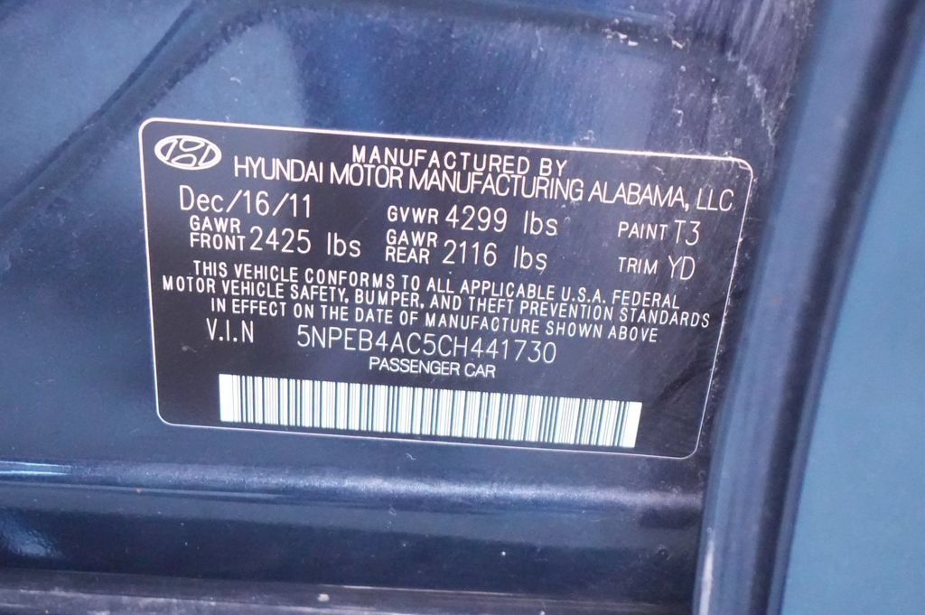Used 2012 Hyundai Sonata GLS FWD image 40