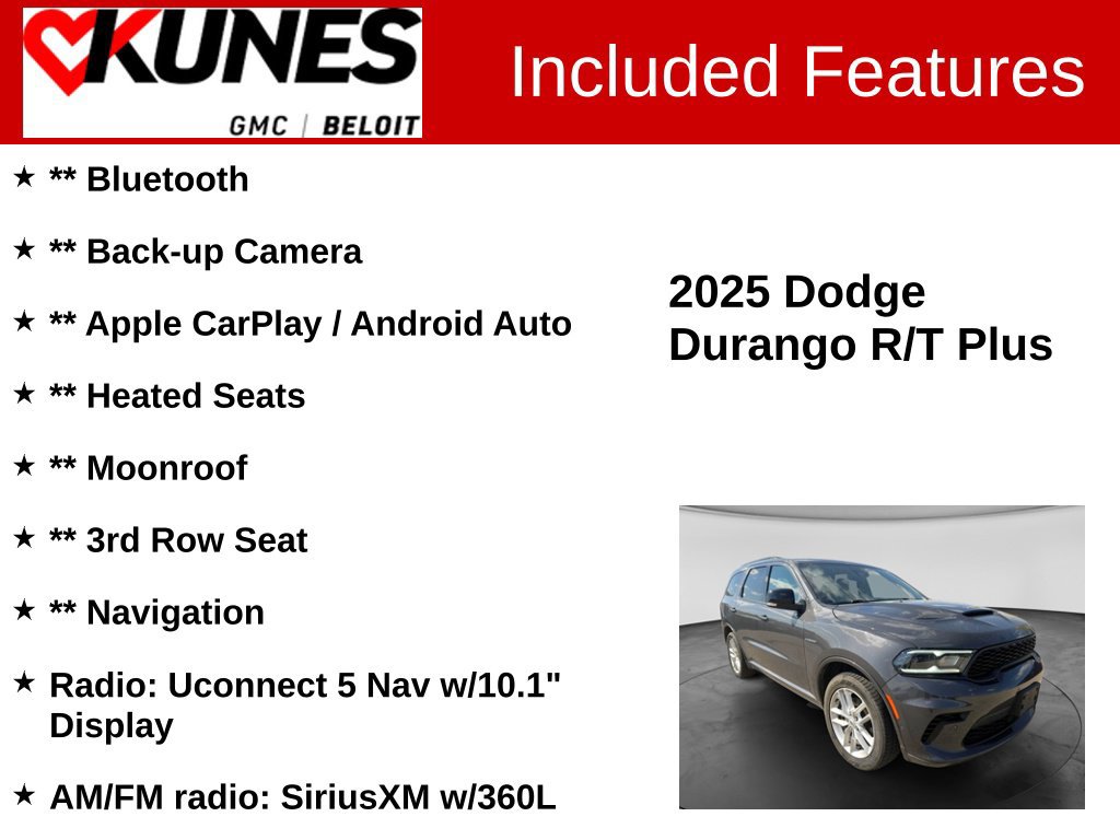 Used 2025 Dodge Durango R/T AWD/4WD image 2