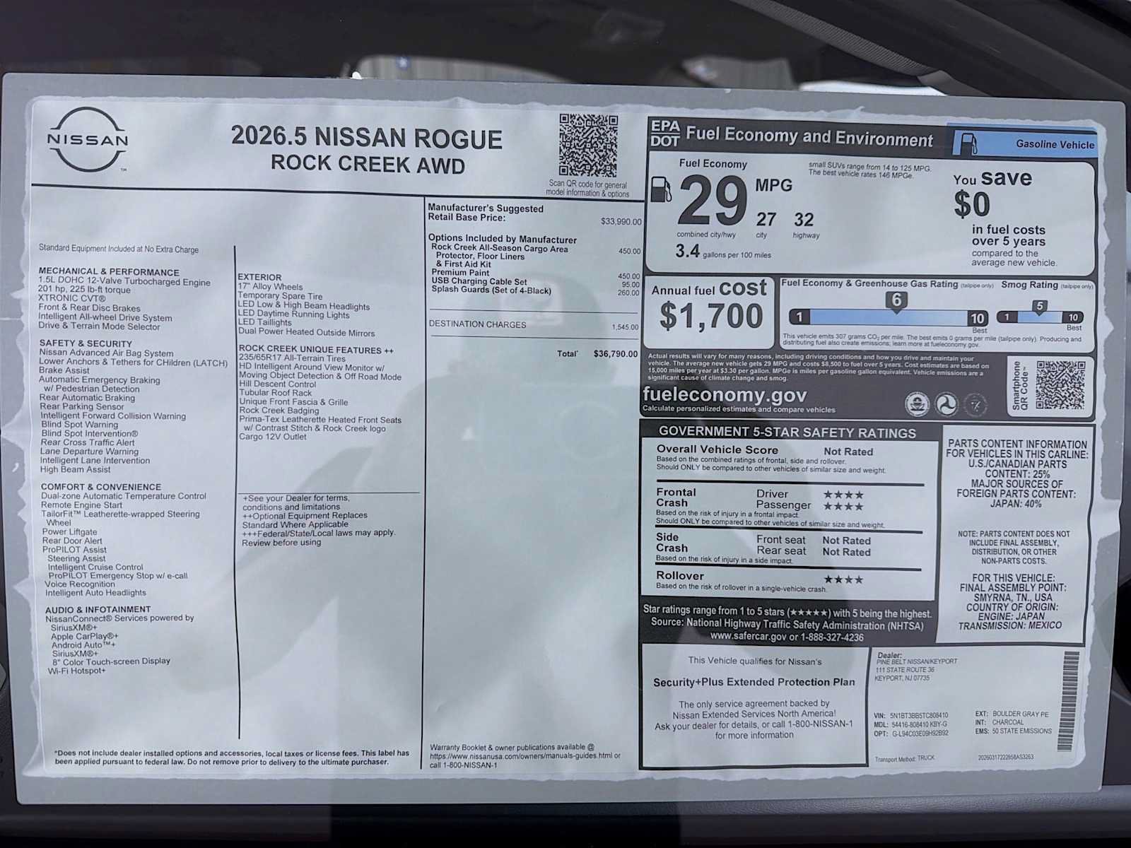 New 2026 Nissan Rogue SV AWD/4WD image 6