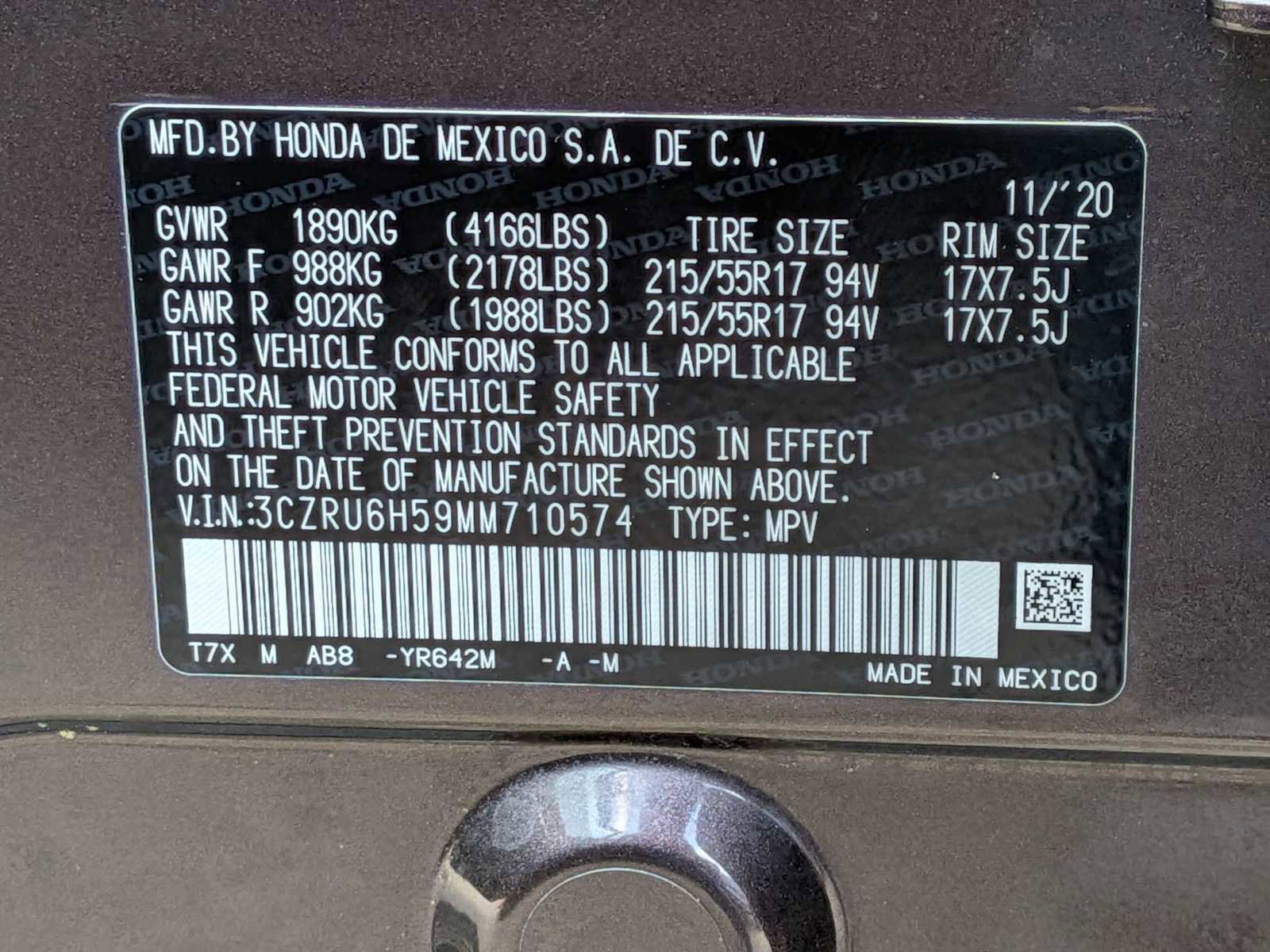 Used 2021 Honda HR-V EX image 30