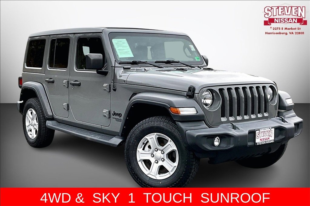 Used 2021 Jeep Wrangler Unlimited Sport w/ Sun And Sound Package
