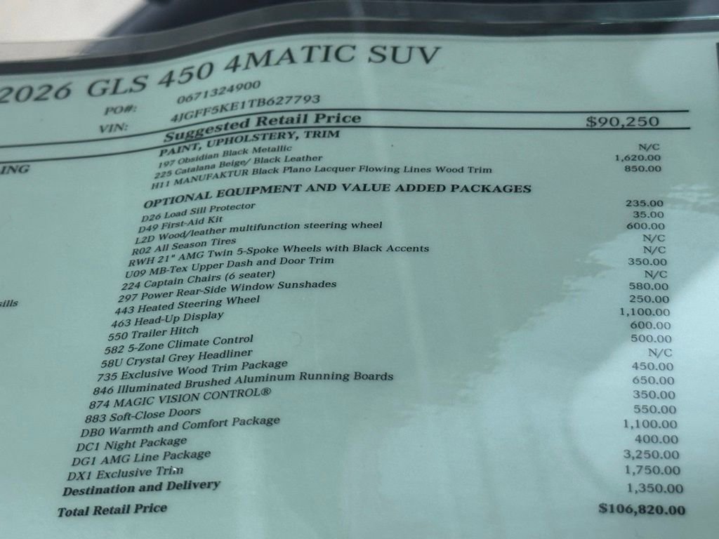 New 2026 Mercedes-Benz GLS 450 4MATIC image 7