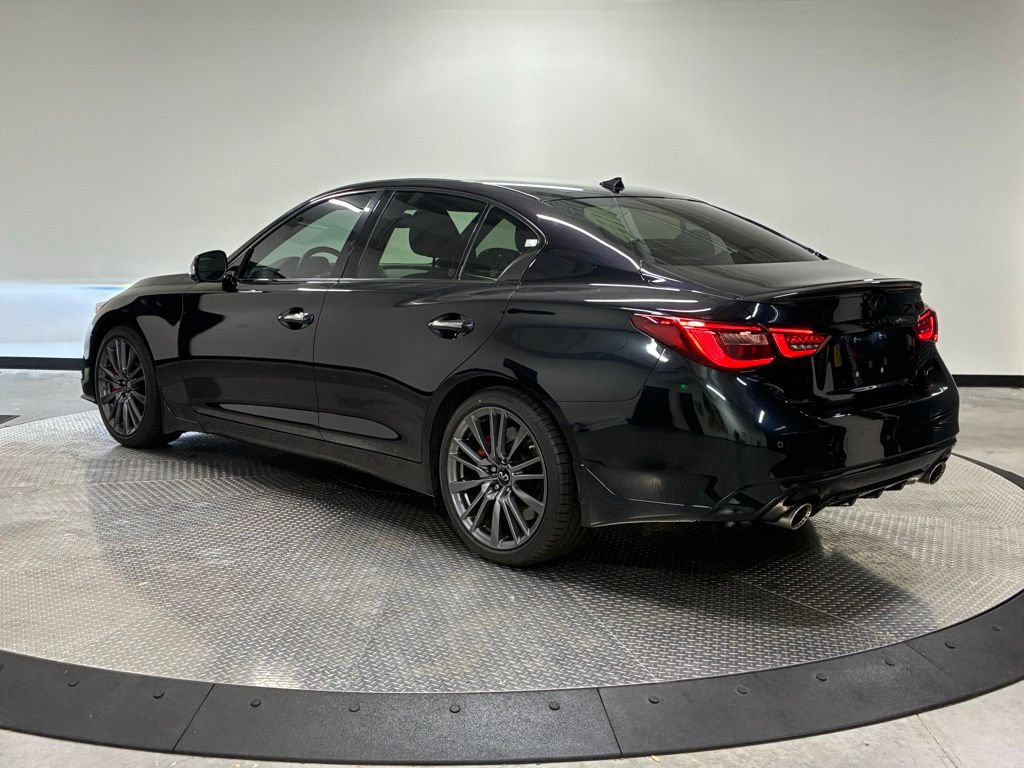 Used 2024 INFINITI Q50 Red Sport 400 w/ Black Opal Edition RWD image 3
