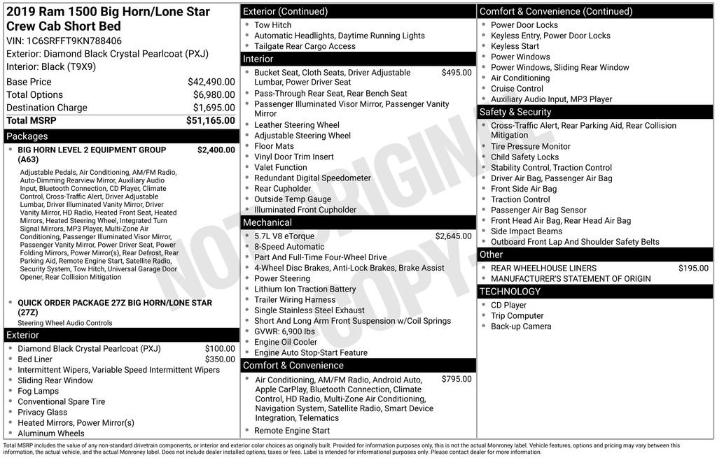 Certified 2019 RAM 1500 Big Horn image 40