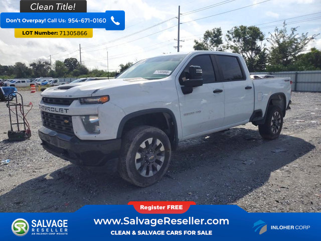 Used 2021 Chevrolet Silverado 2500 Custom AWD/4WD image 1