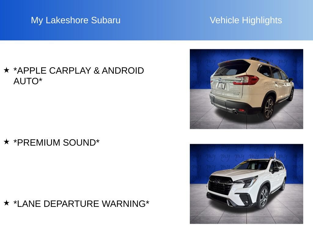 Certified 2025 Subaru Ascent Touring AWD/4WD image 7