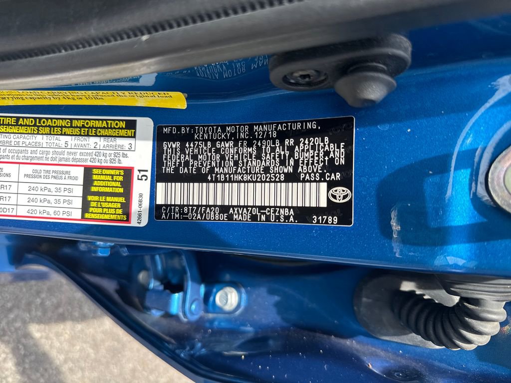 Used 2019 Toyota Camry LE w/ Convenience Package FWD image 31