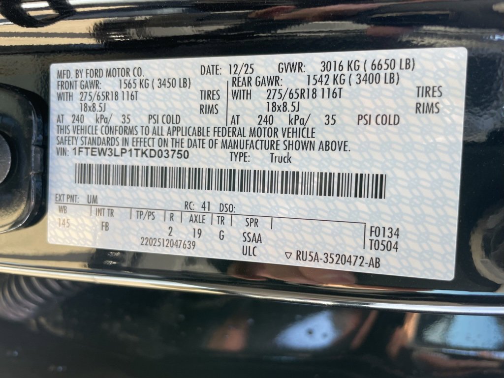 New 2026 Ford F150 XLT w/ Equipment Group 302A MID image 44