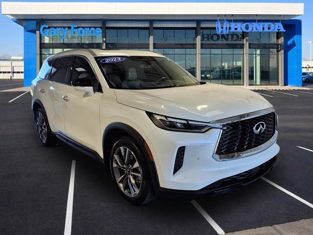 Used 2023 INFINITI QX60 Luxe w/ Cargo Package AWD/4WD video 1