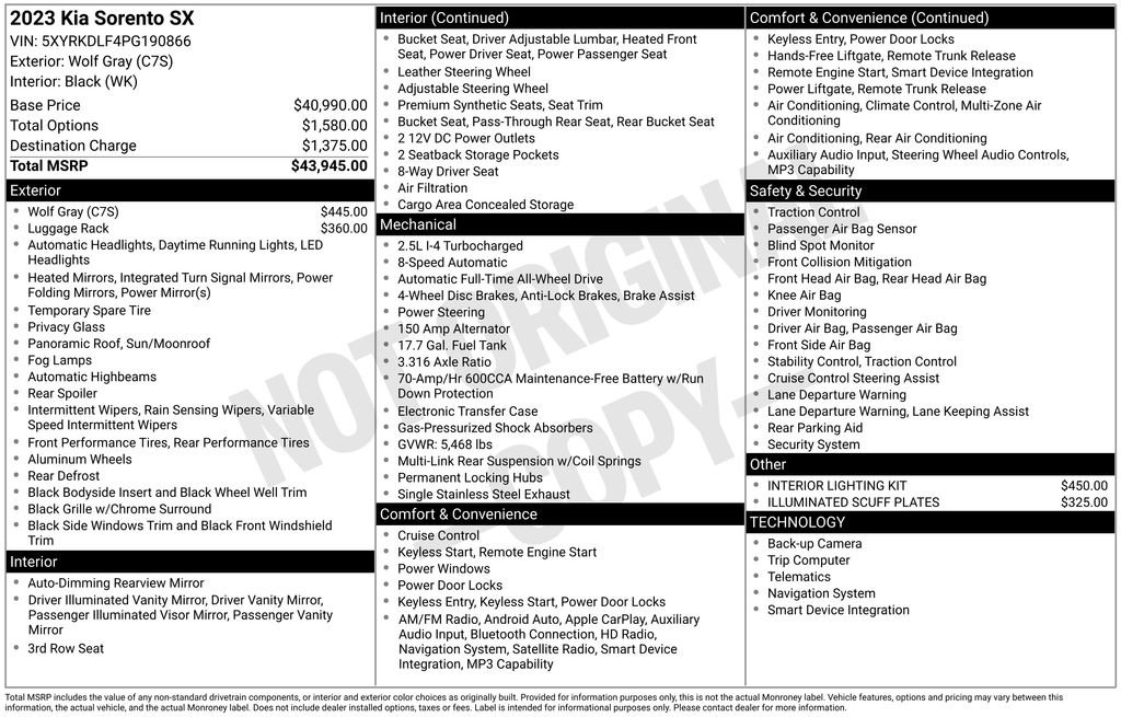Used 2023 Kia Sorento SX AWD/4WD image 34