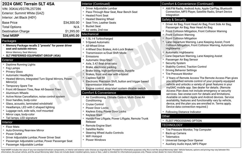 Used 2024 GMC Terrain SLT image 32