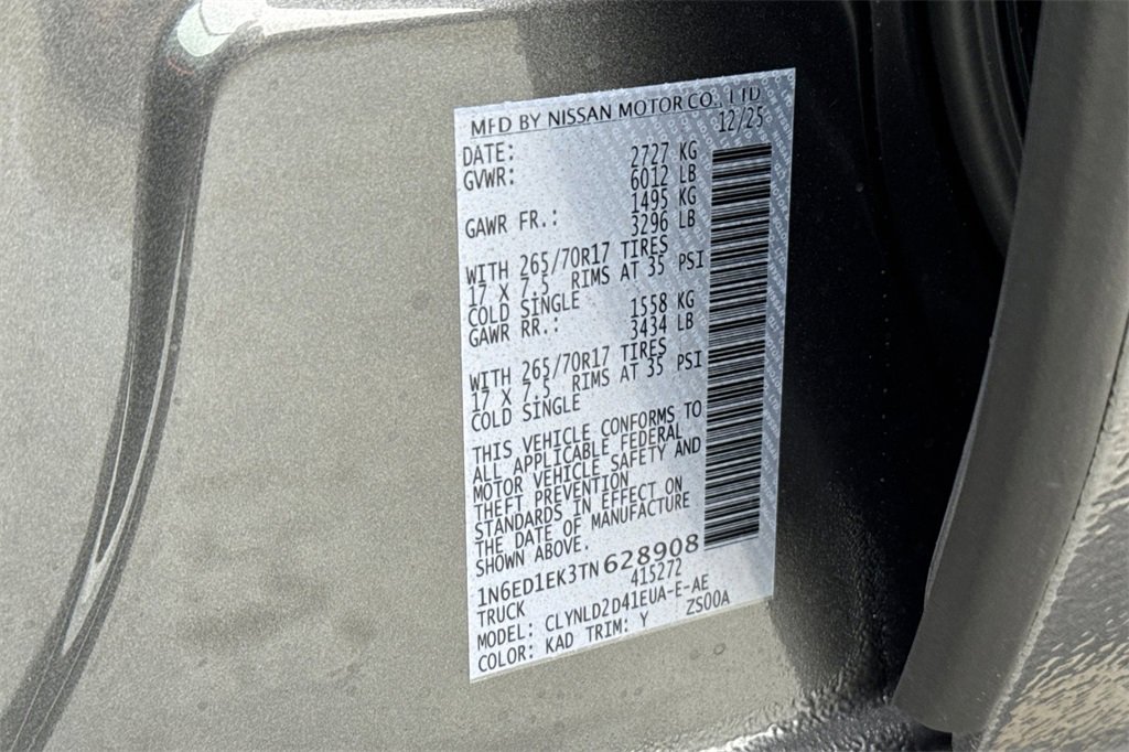 New 2026 Nissan Frontier PRO-4X w/ Pro Premium Package image 23