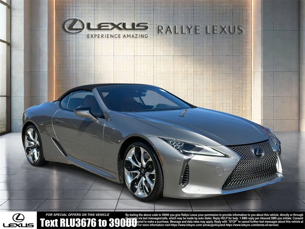 Certified 2021 Lexus LC 500 Convertible w/ Touring Package