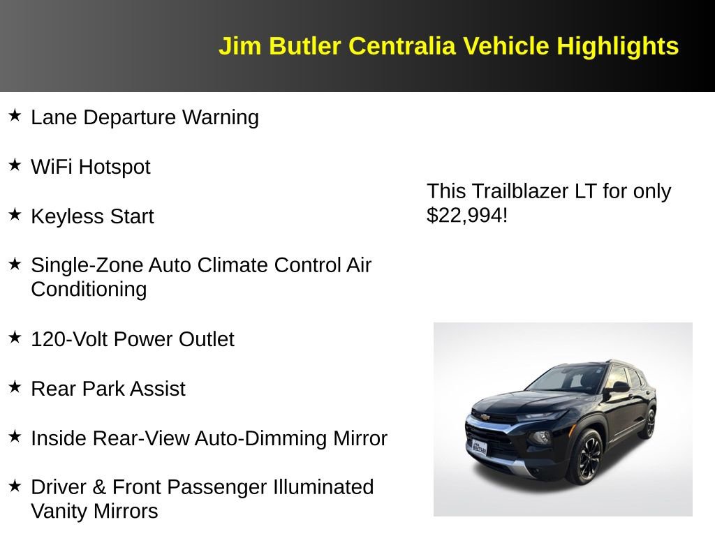 Used 2023 Chevrolet TrailBlazer LT w/ Convenience Package image 17