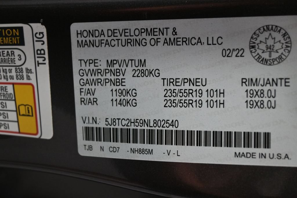 Used 2022 Acura RDX AWD w/ Technology Package image 8
