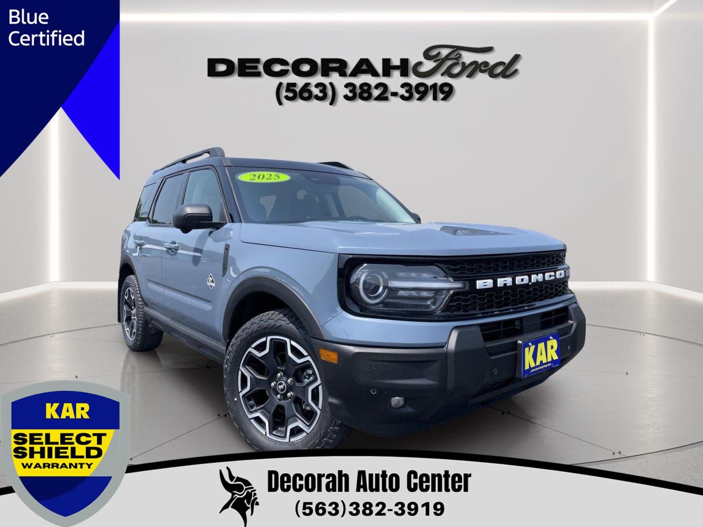 Certified 2025 Ford Bronco Sport Outer Banks w/ Outer Banks Tech Package+ AWD/4WD image 1