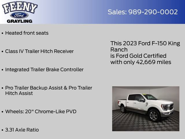 Certified 2023 Ford F150 King Ranch AWD/4WD image 26