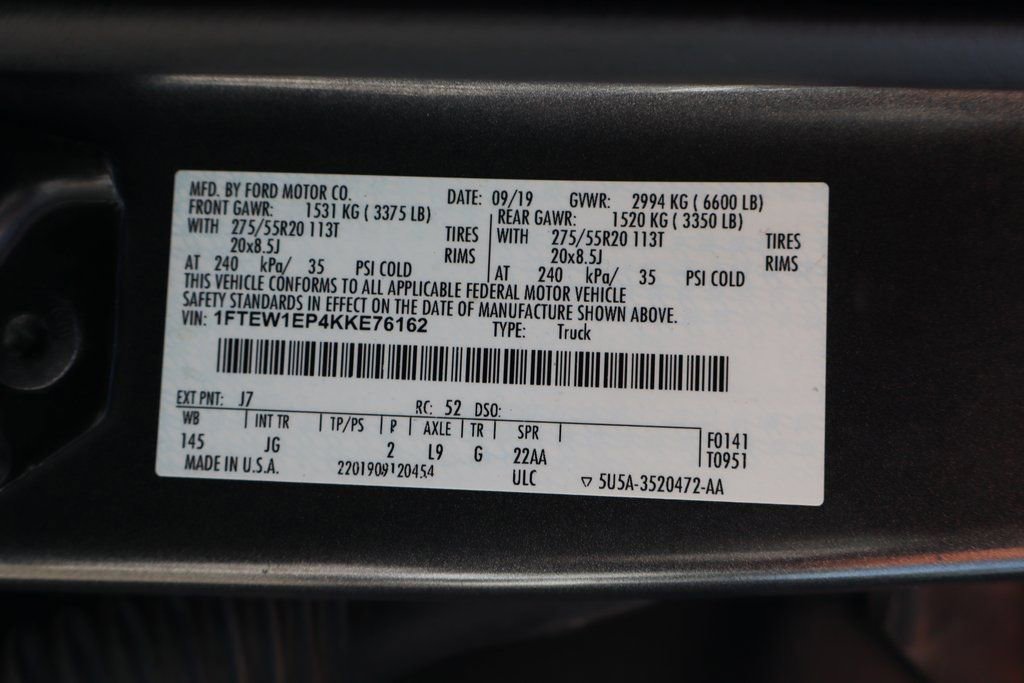 Used 2019 Ford F150 XL w/ Equipment Group 101A Mid image 50